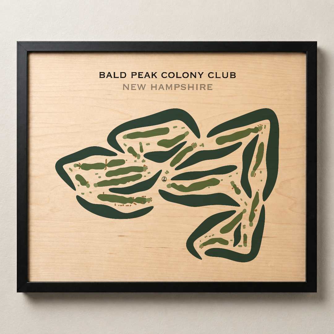 Bald Peak Colony Club, New Hampshire - Printed Golf Course