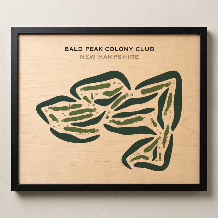 Bald Peak Colony Club, New Hampshire - Printed Golf Course