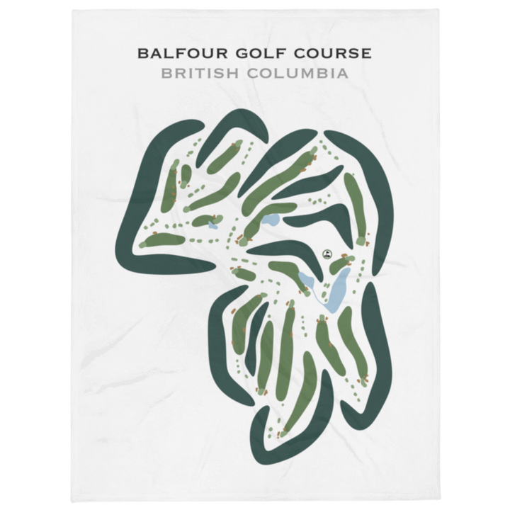Balfour Golf Course, British Columbia, Canada - Printed Golf Courses