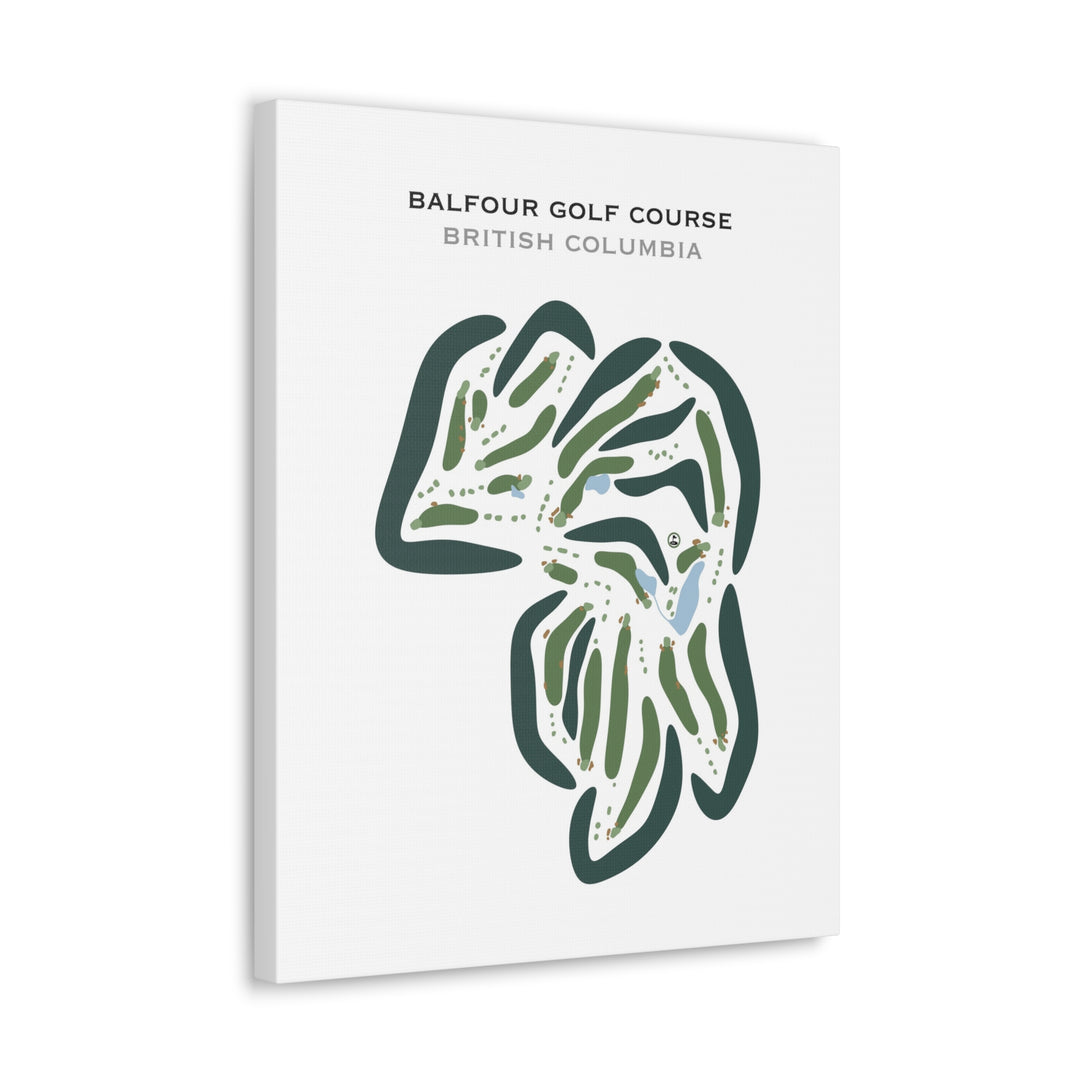 Balfour Golf Course, British Columbia, Canada - Printed Golf Courses