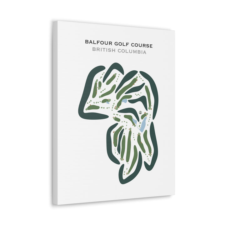 Balfour Golf Course, British Columbia, Canada - Printed Golf Courses