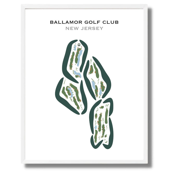 Ballamor Golf Club, New Jersey - Printed Golf Courses