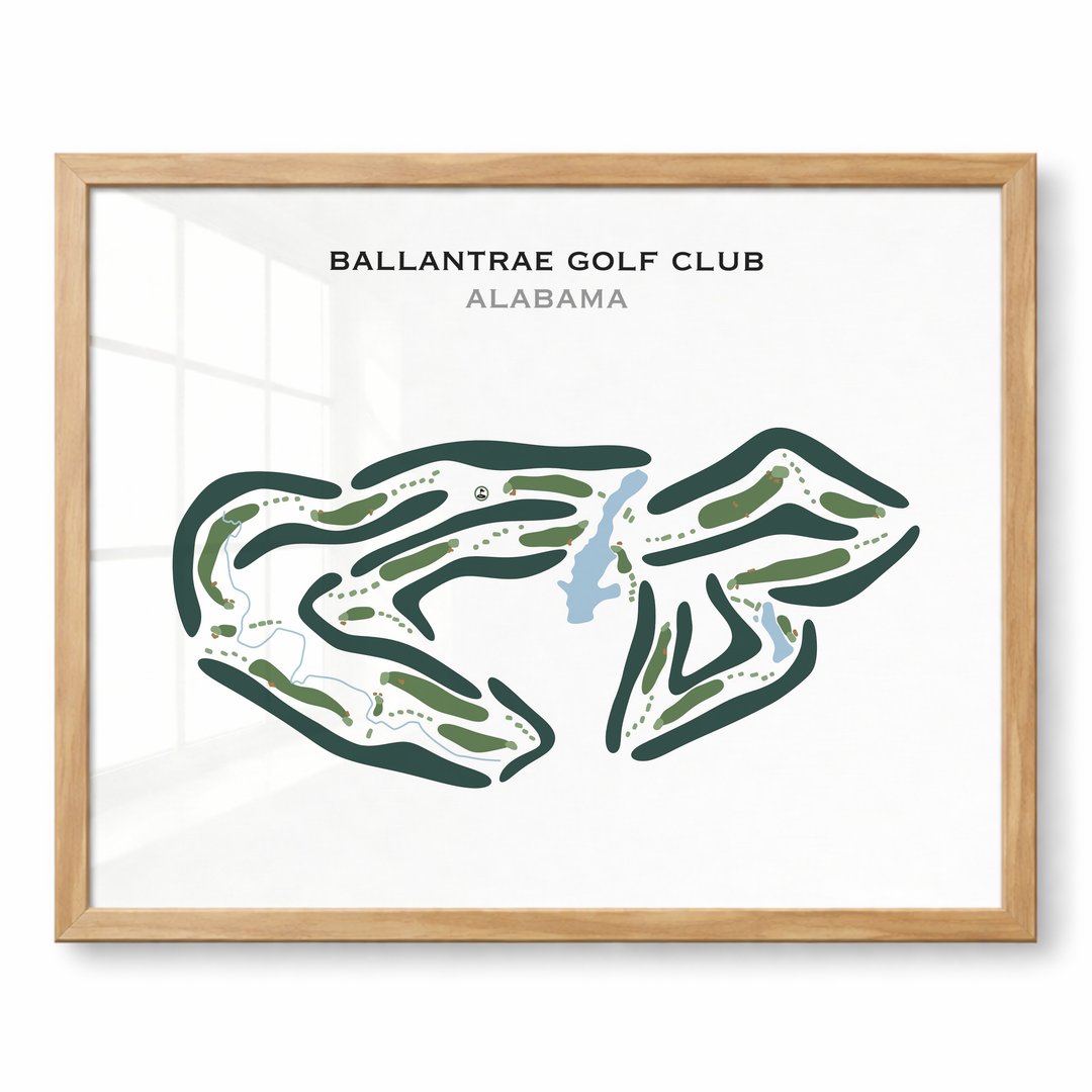 Ballantrae Golf Club, Alabama - Printed Golf Courses