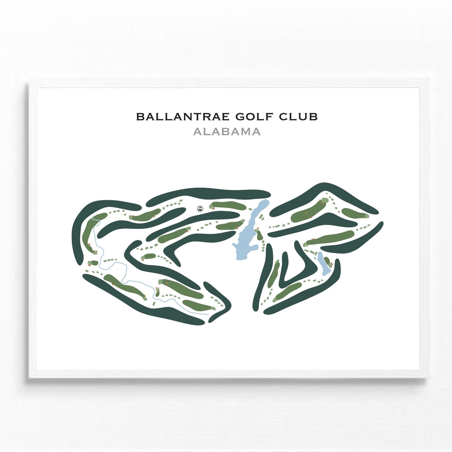 Buy the best printed golf course Ballantrae Golf Club, Alabama - Golf ...