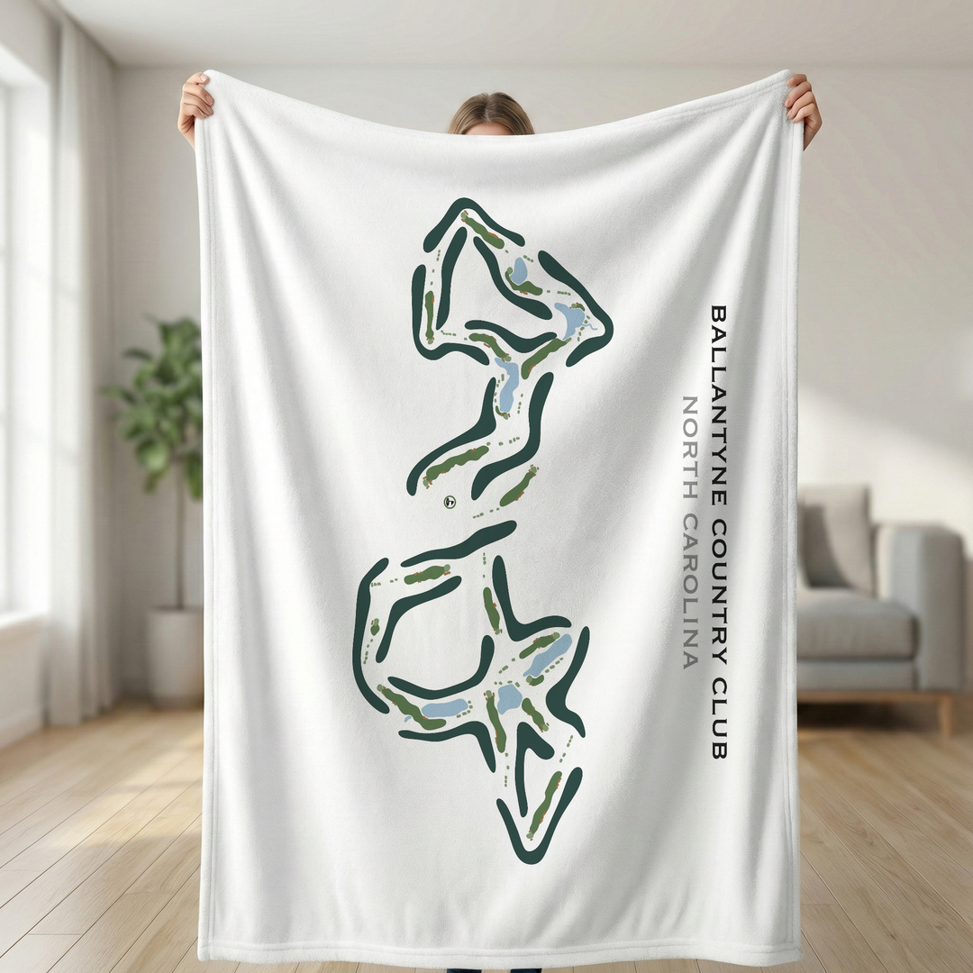 Ballantyne Country Club, North Carolina - Printed Golf Course