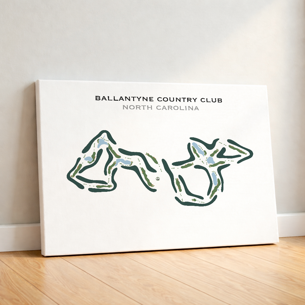 Ballantyne Country Club, North Carolina - Printed Golf Course