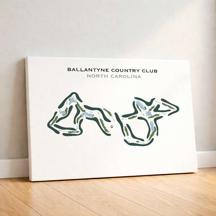 Ballantyne Country Club, North Carolina - Printed Golf Course