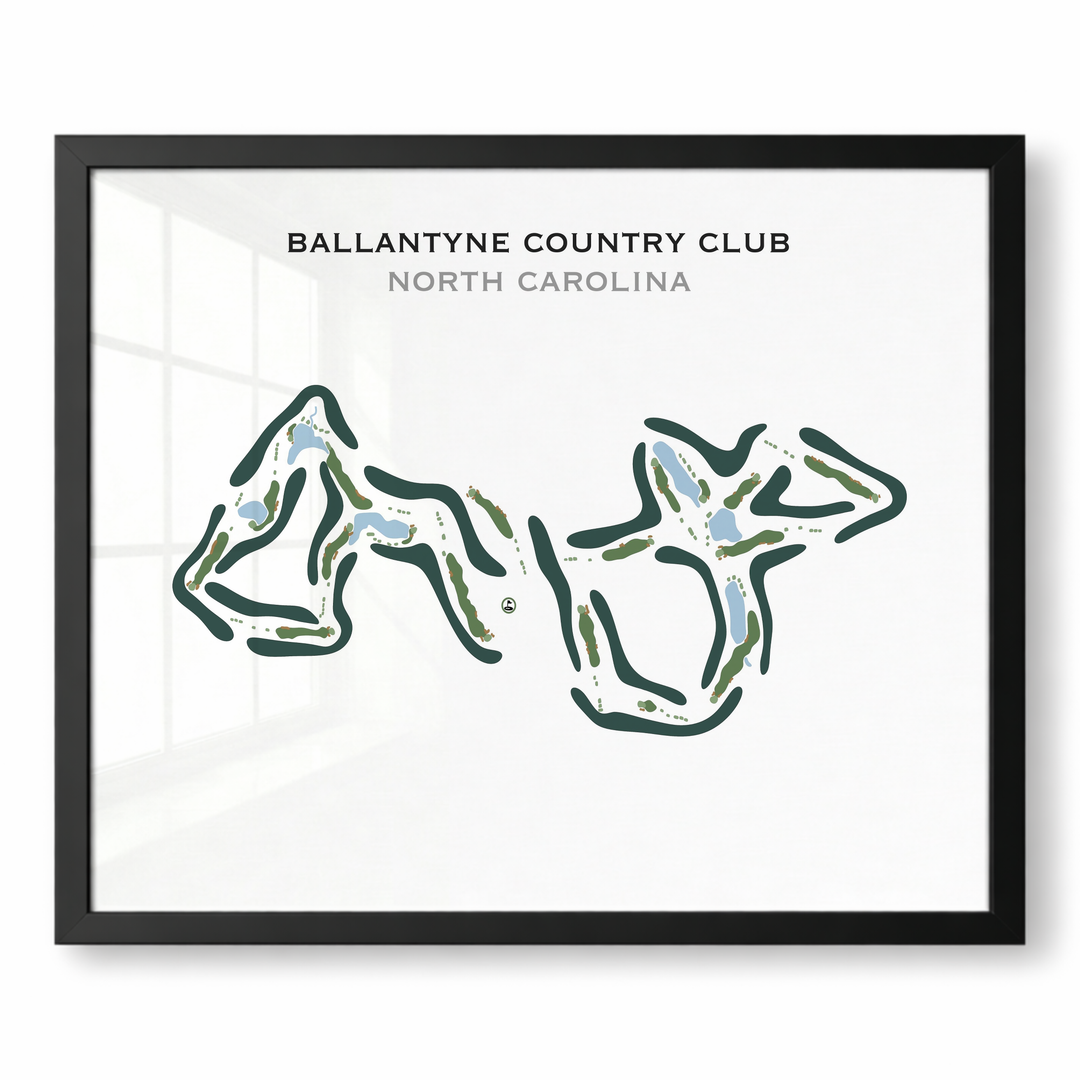 Ballantyne Country Club, North Carolina - Printed Golf Course