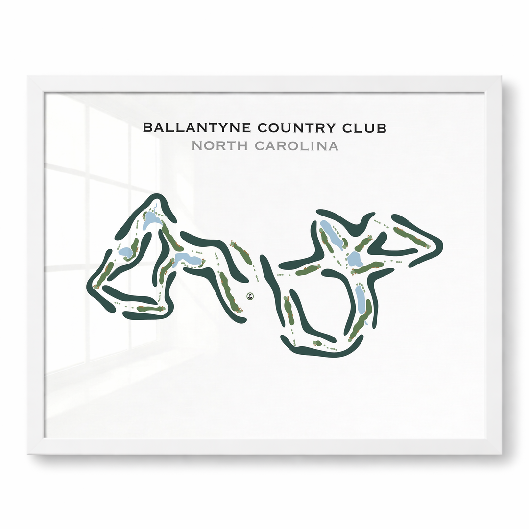 Ballantyne Country Club, North Carolina - Printed Golf Course