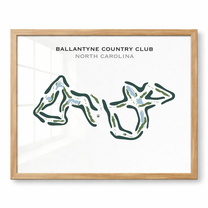Ballantyne Country Club, North Carolina - Printed Golf Course