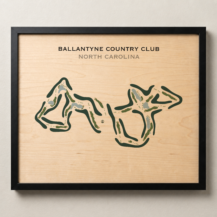 Ballantyne Country Club, North Carolina - Printed Golf Course