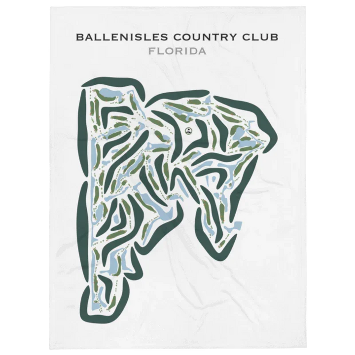 BallenIsles Country Club, Palm Beach Gardens, Florida - Printed Golf Courses