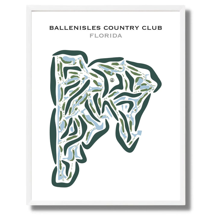 BallenIsles Country Club, Palm Beach Gardens, Florida - Printed Golf Courses
