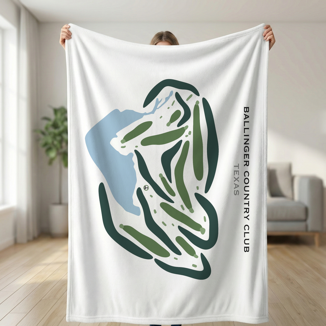 Ballinger Country Club, Texas - Printed Golf Courses