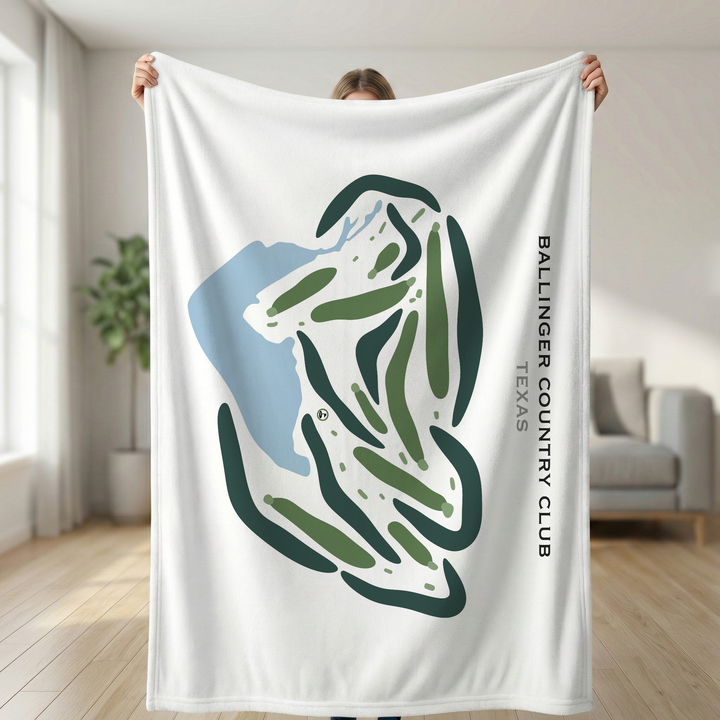 Ballinger Country Club, Texas - Printed Golf Courses