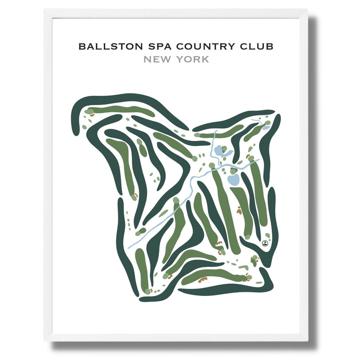 Ballston Spa Country Club, New York - Printed Golf Courses