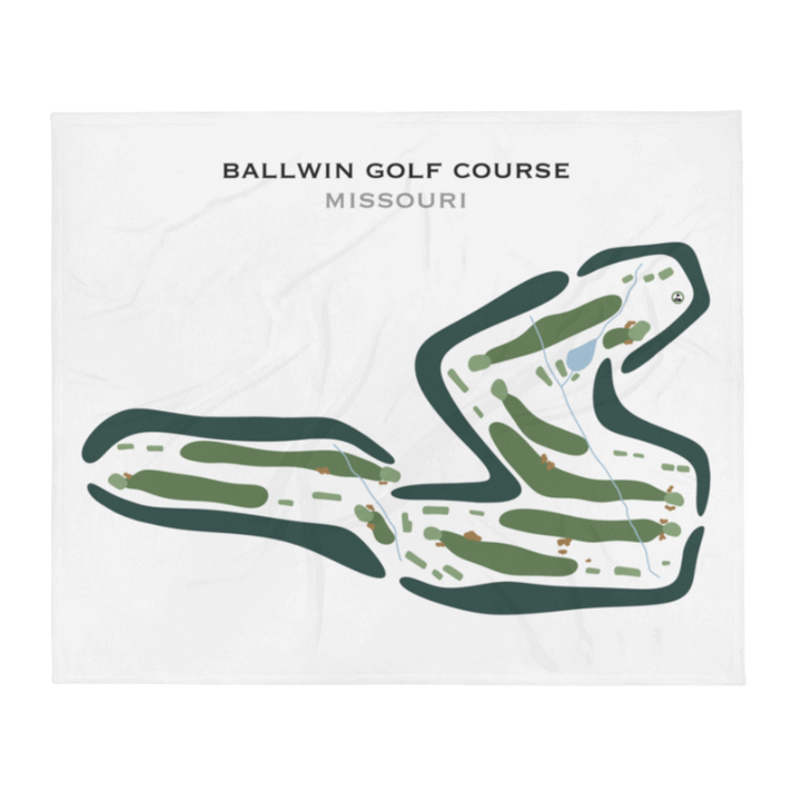 Ballwin Golf Course, Missouri - Printed Golf Course