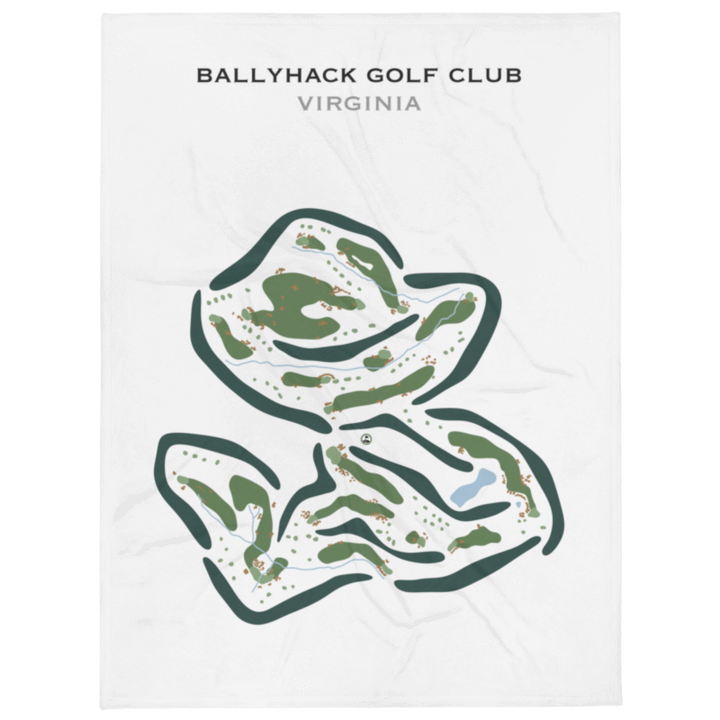 Ballyhack Golf Club, Virginia - Printed Golf Courses