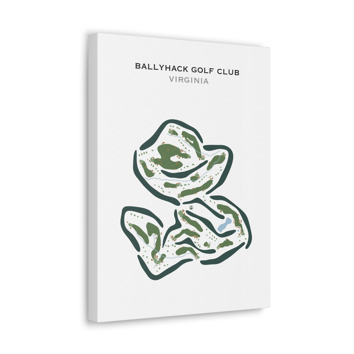 Ballyhack Golf Club, Virginia - Printed Golf Courses