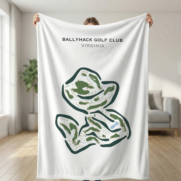 Ballyhack Golf Club, Virginia - Printed Golf Courses