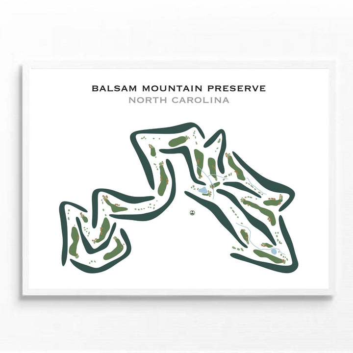 Balsam Mountain Preserve, North Carolina - Printed Golf Courses