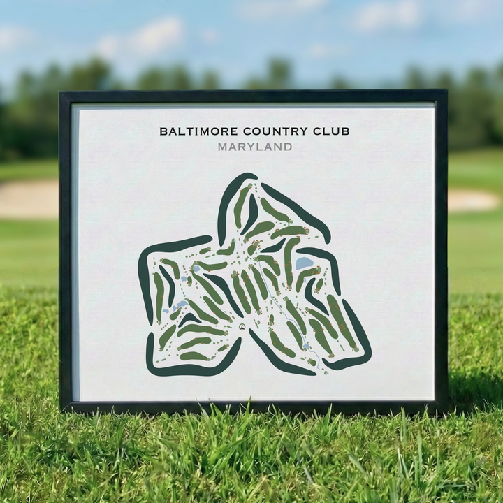 Baltimore Country Club, Maryland - Printed Golf Courses