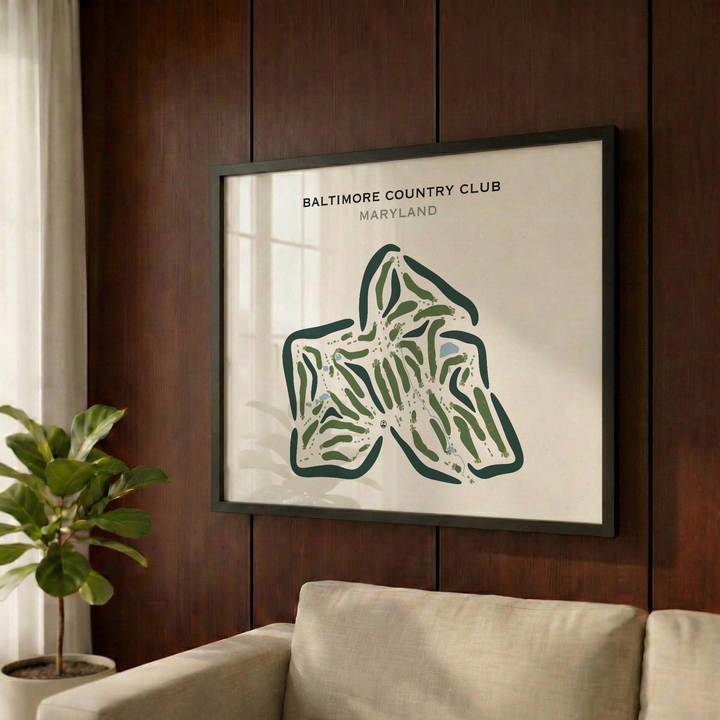 Baltimore Country Club, Maryland - Printed Golf Courses
