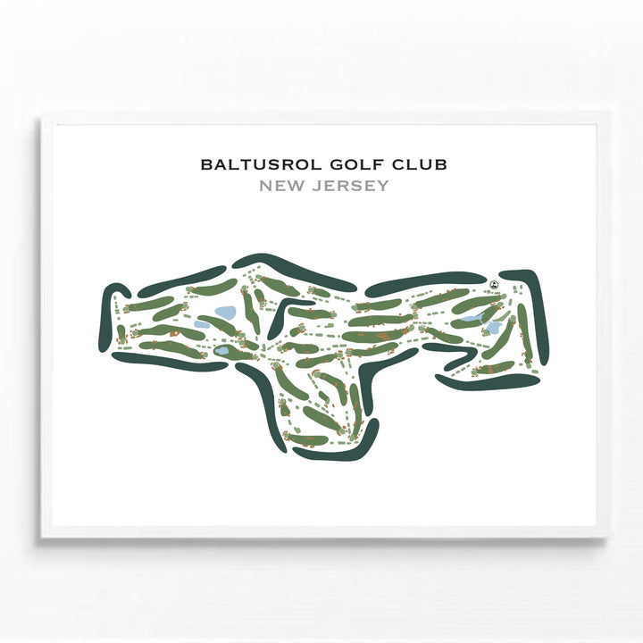 Baltusrol Golf Club, New Jersey - Printed Golf Courses