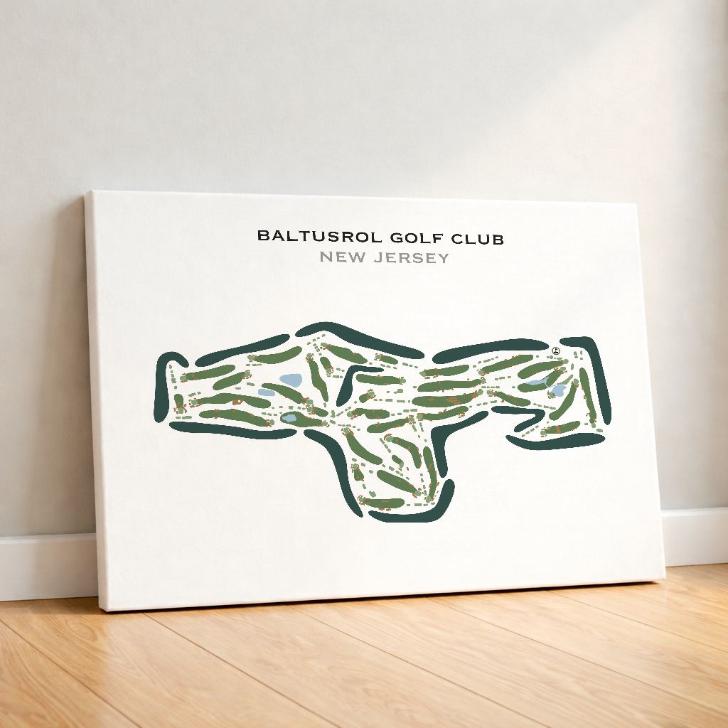 Baltusrol Golf Club, New Jersey - Printed Golf Courses