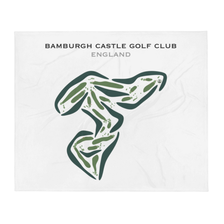 Bamburgh Castle Golf Club, England - Printed Golf Courses