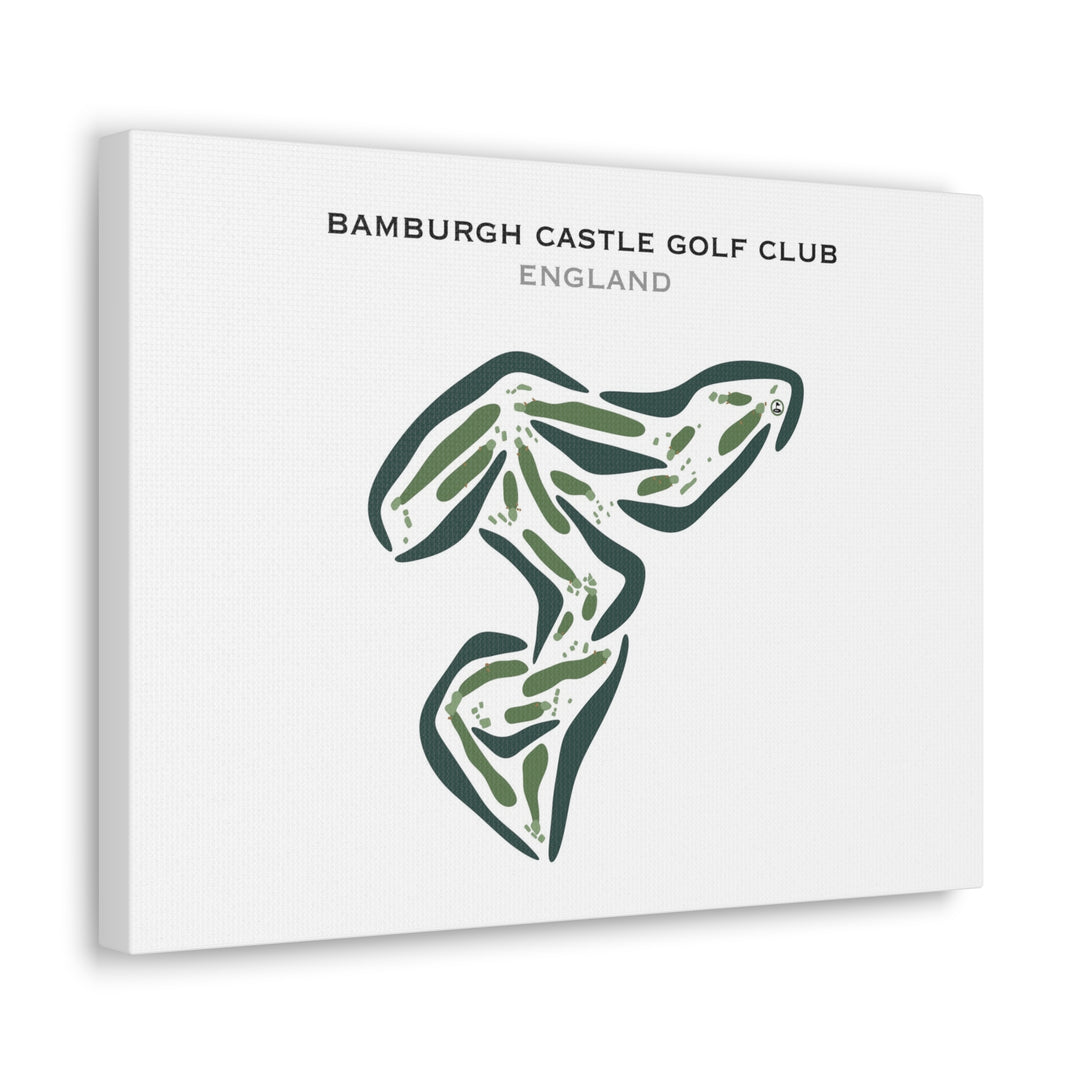 Bamburgh Castle Golf Club, England - Printed Golf Courses