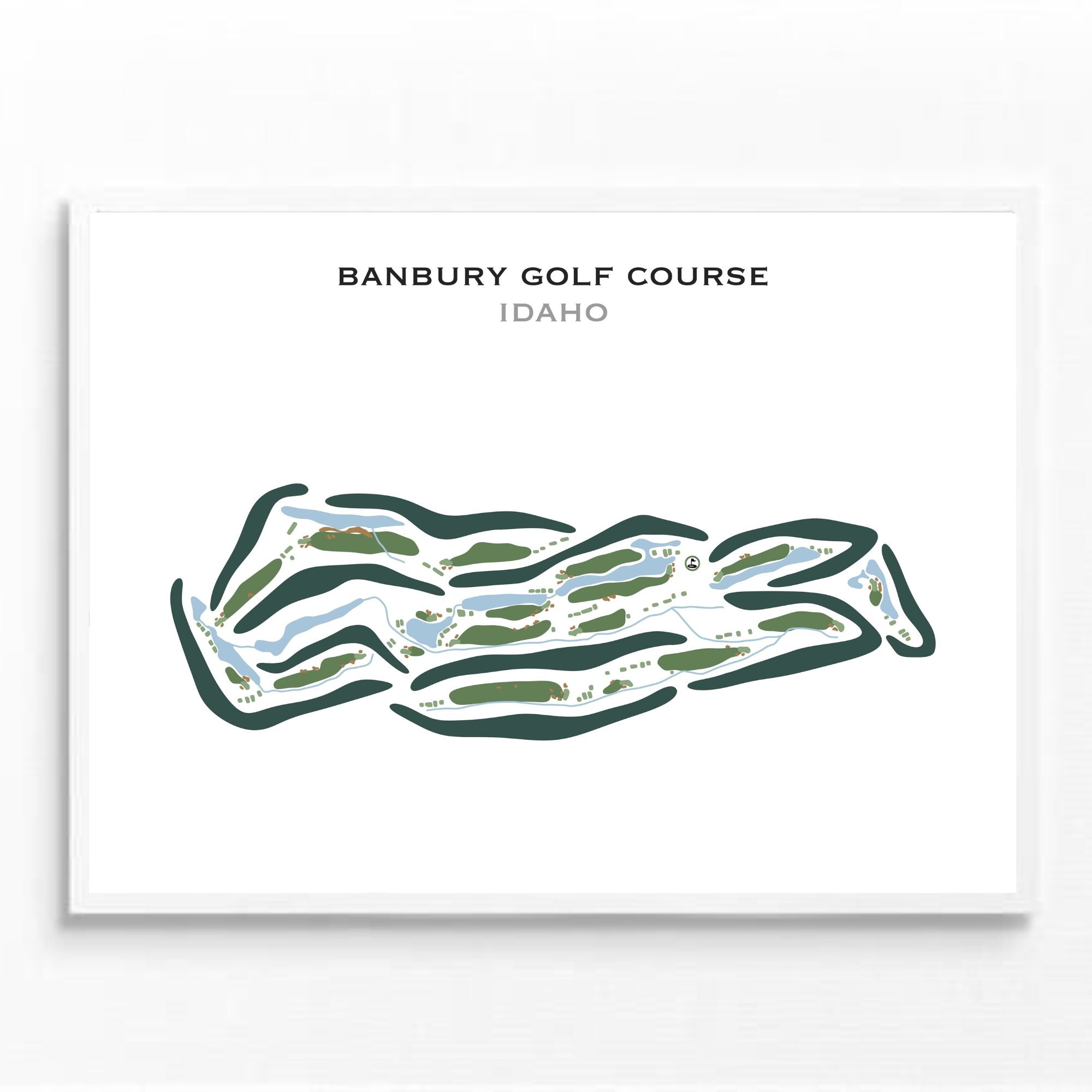 Buy the best printed golf course BanBury Golf Course, Idaho