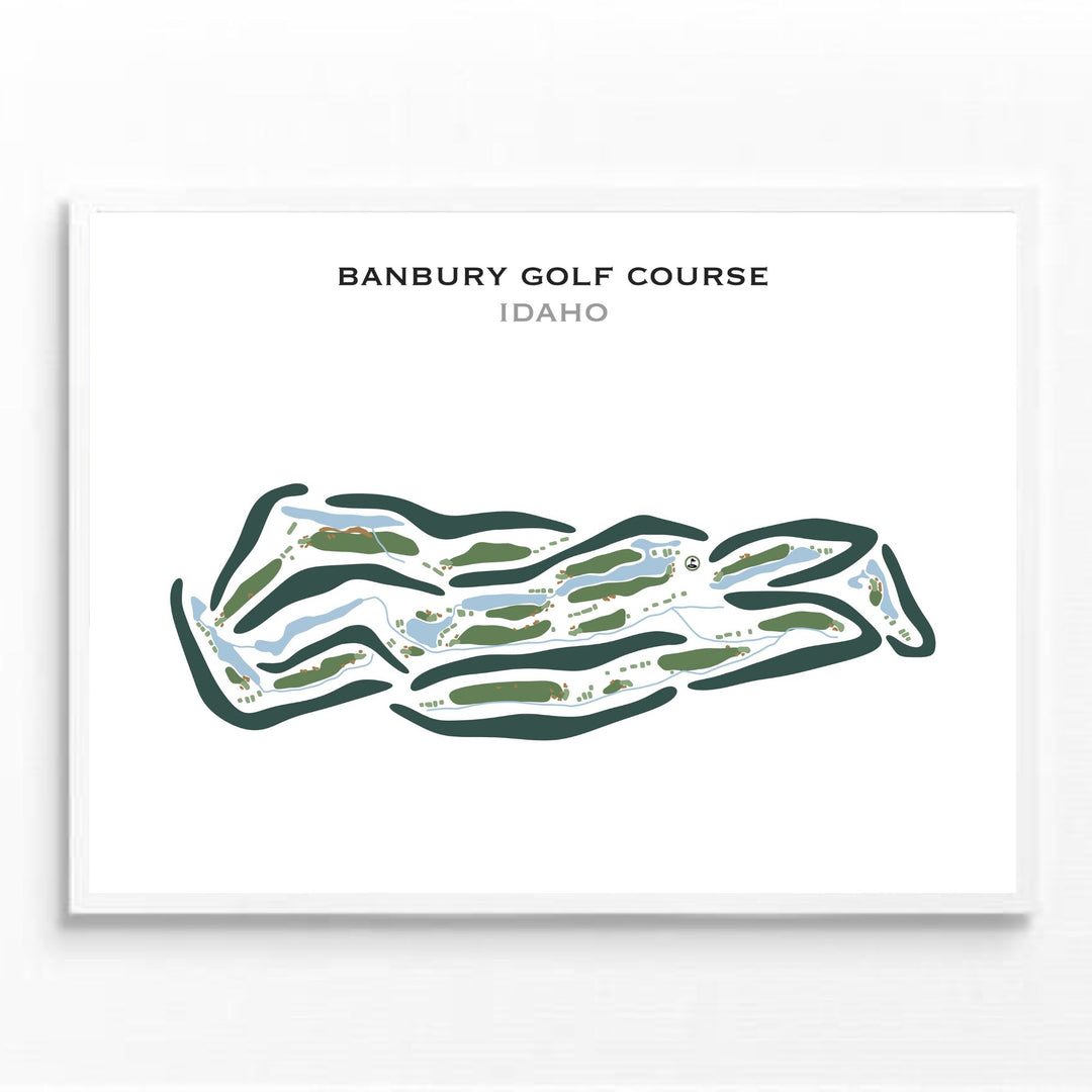 BanBury Golf Course, Idaho - Printed Golf Courses