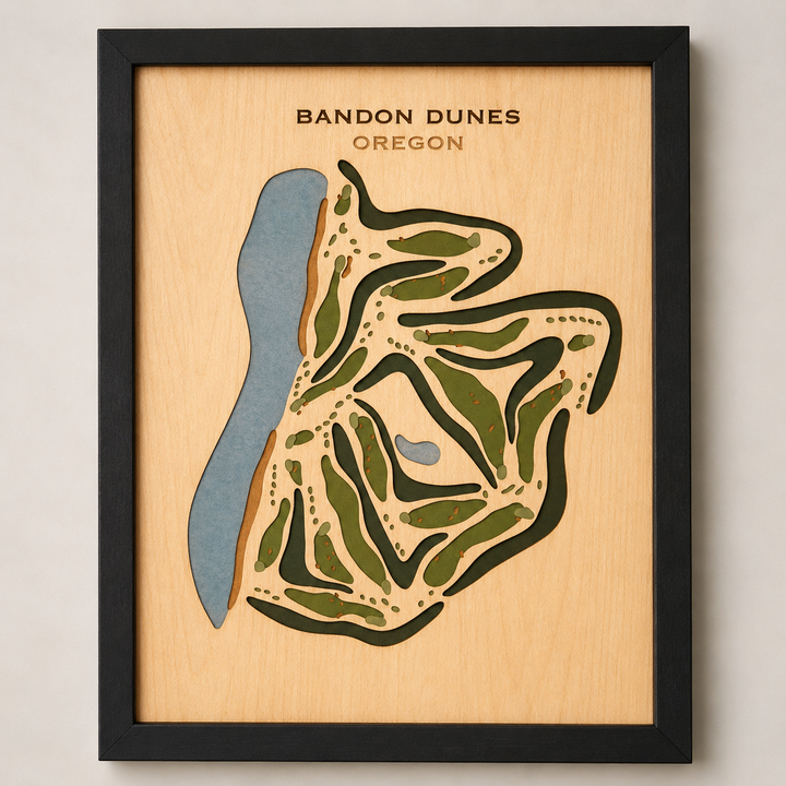 Bandon Dunes, Oregon - Printed Golf Courses