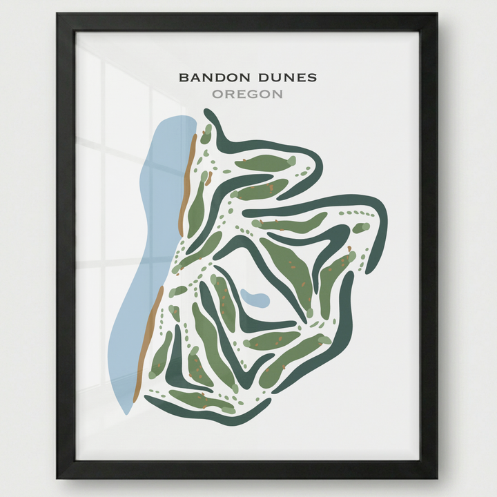 Bandon Dunes, Oregon - Printed Golf Courses