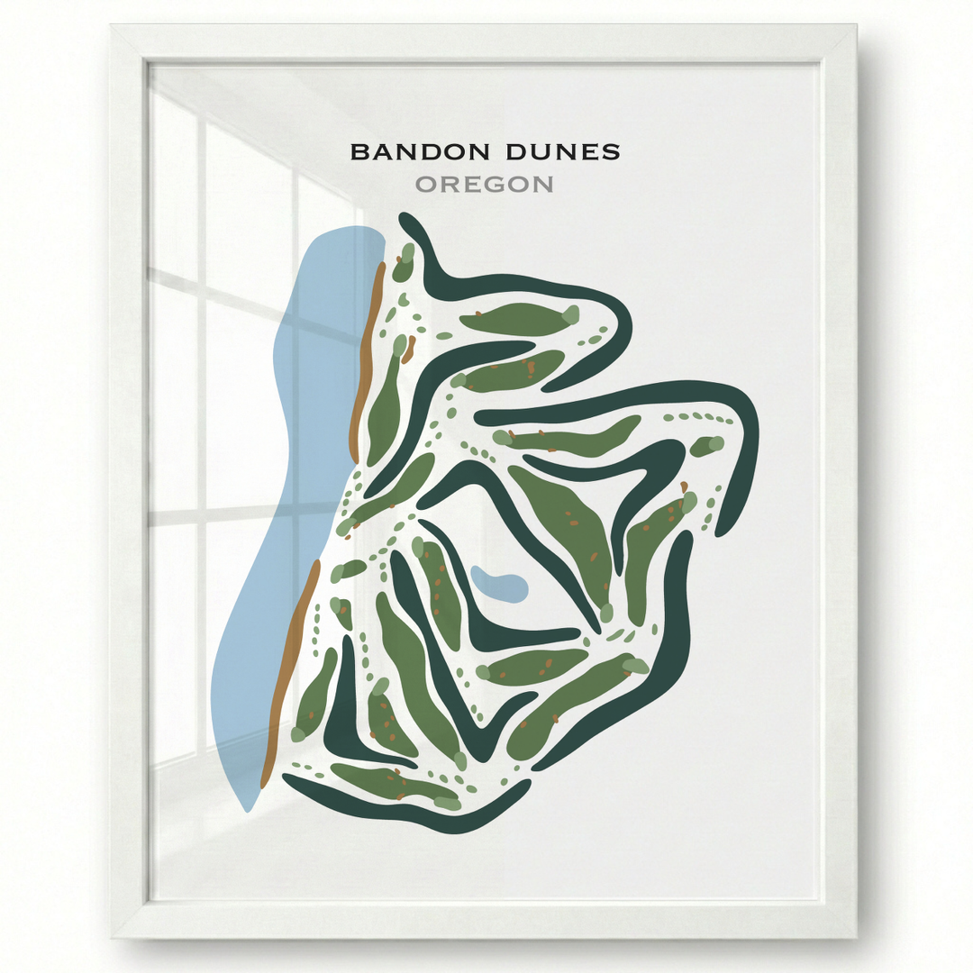 Bandon Dunes, Oregon - Printed Golf Courses