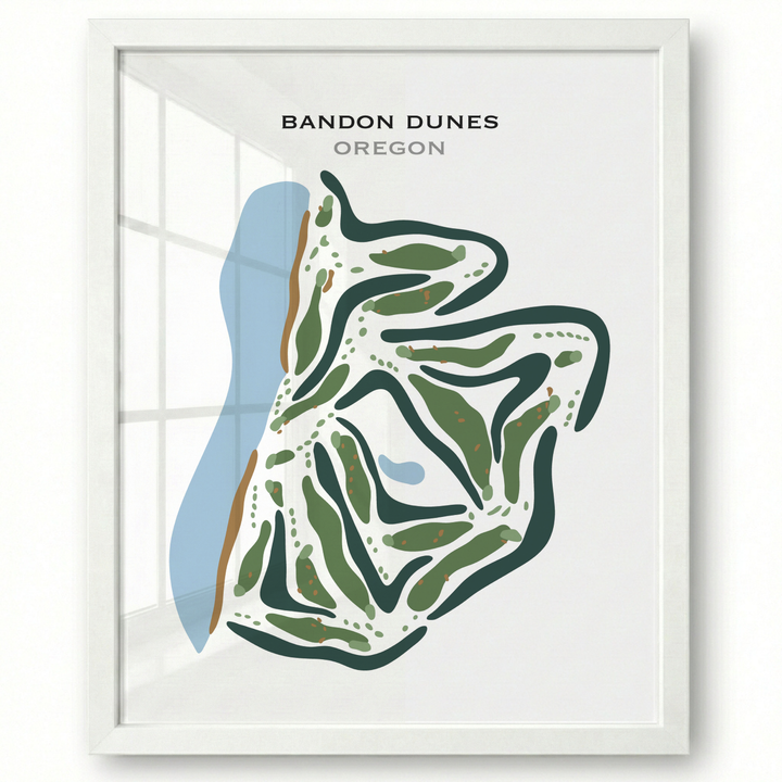 Bandon Dunes, Oregon - Printed Golf Courses