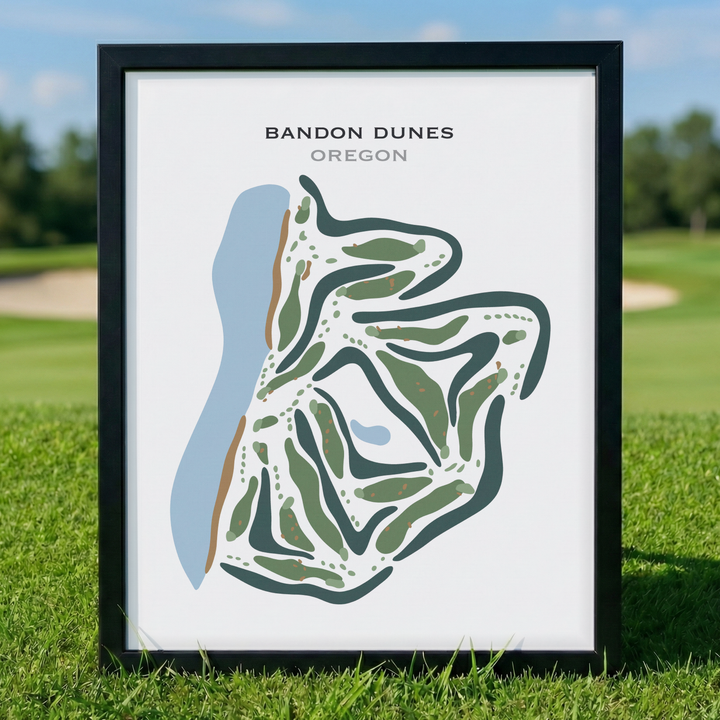 Bandon Dunes, Oregon - Printed Golf Courses