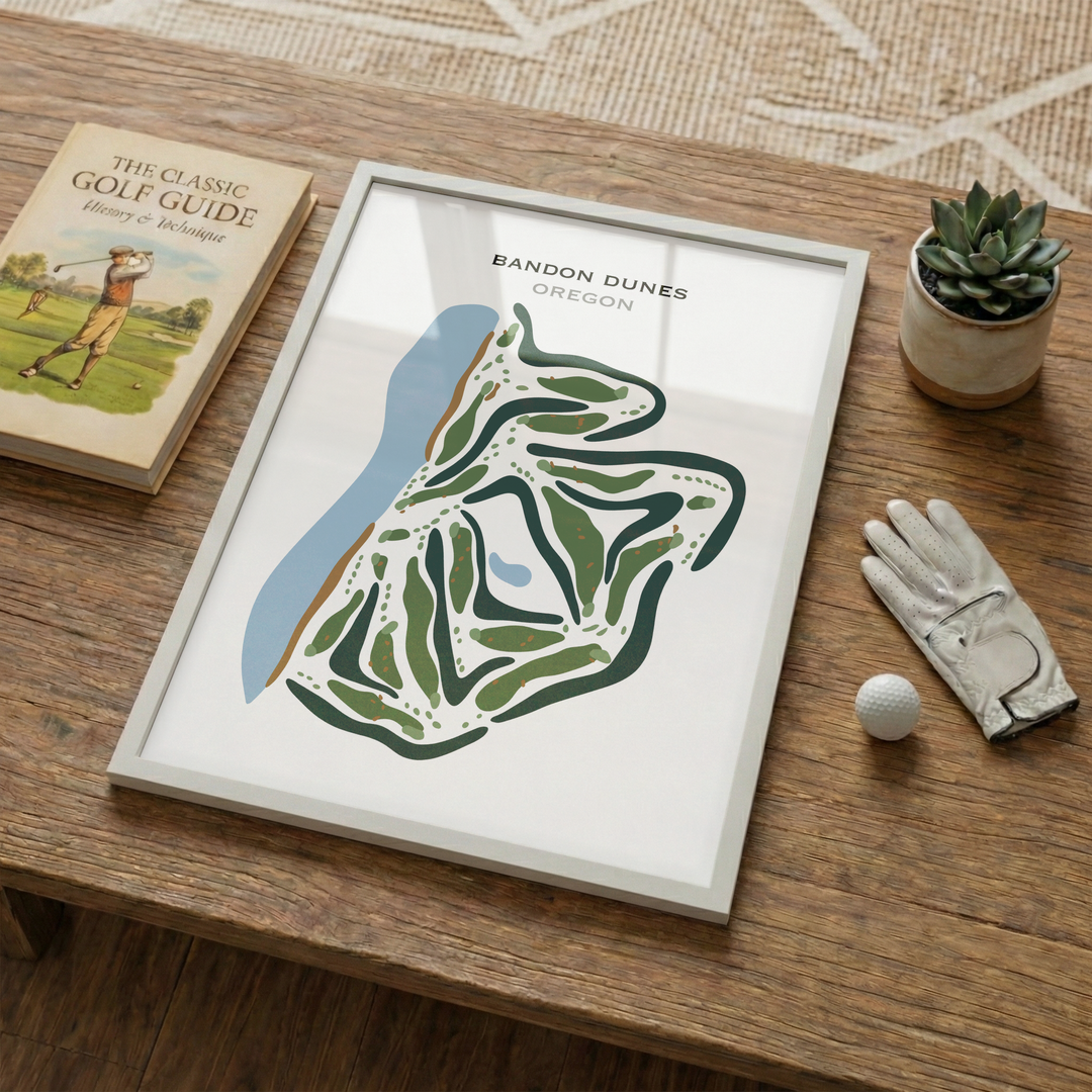 Bandon Dunes, Oregon - Printed Golf Courses