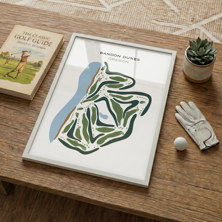 Bandon Dunes, Oregon - Printed Golf Courses