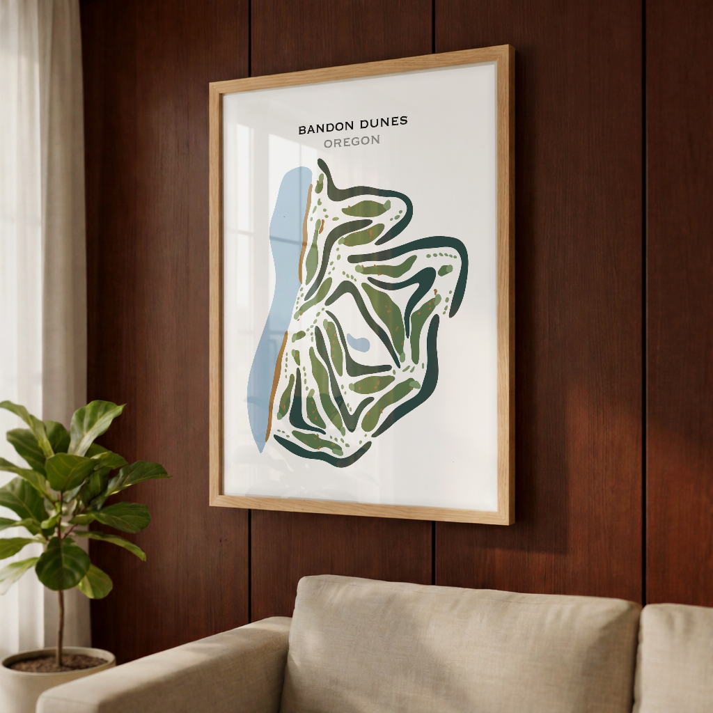 Bandon Dunes, Oregon - Printed Golf Courses