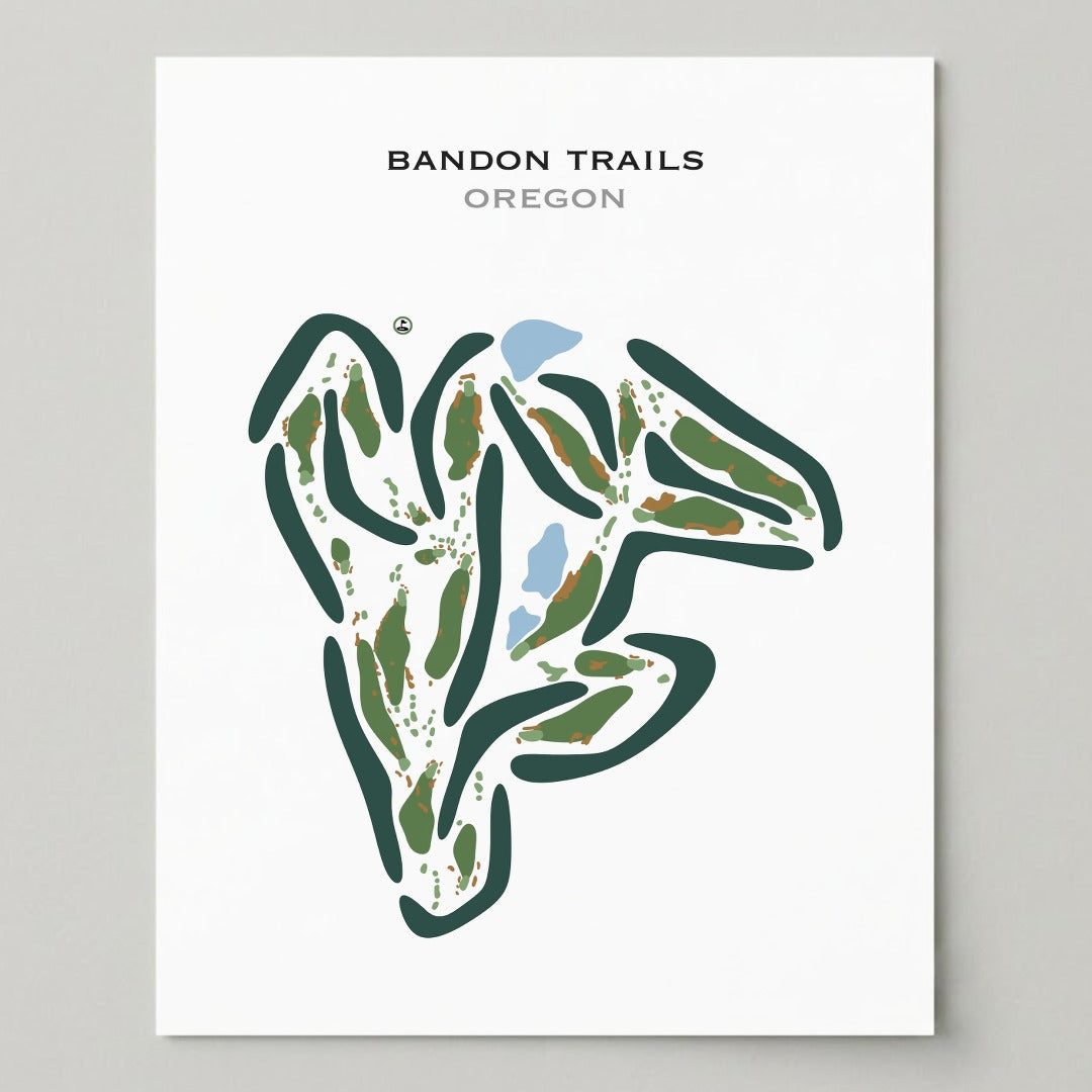 Bandon Trails, Oregon - Printed Golf Courses