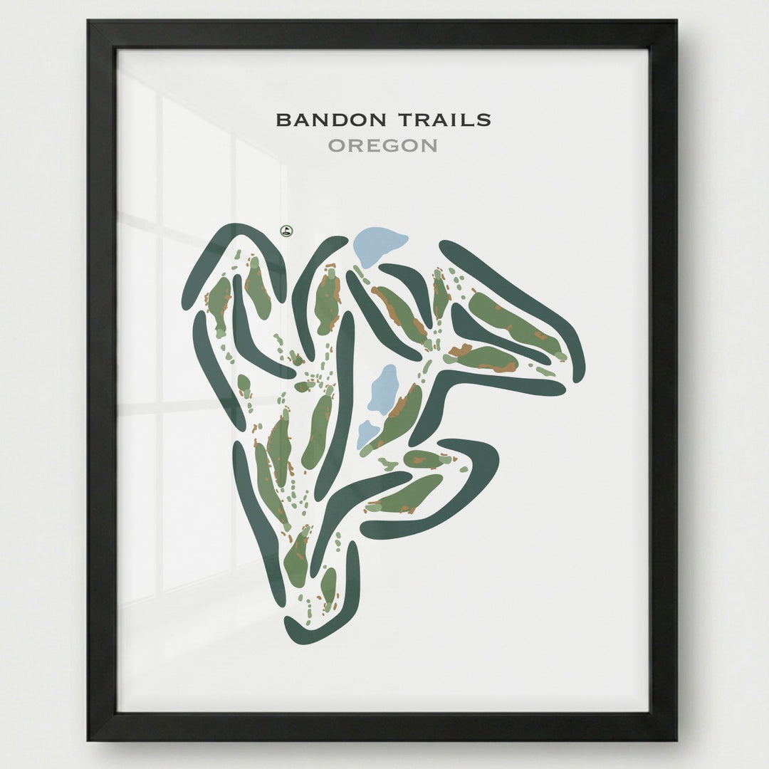 Bandon Trails, Oregon - Printed Golf Courses