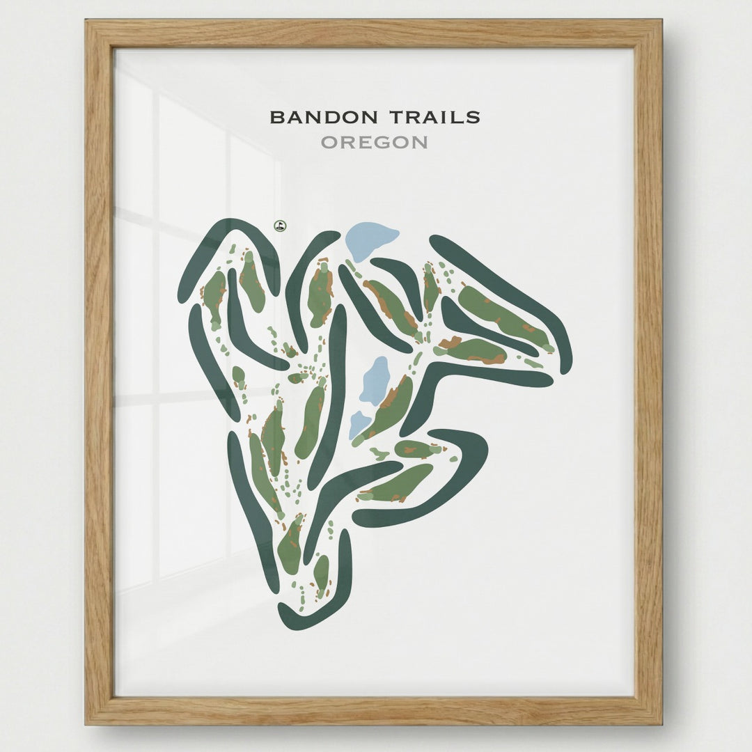 Bandon Trails, Oregon - Printed Golf Courses