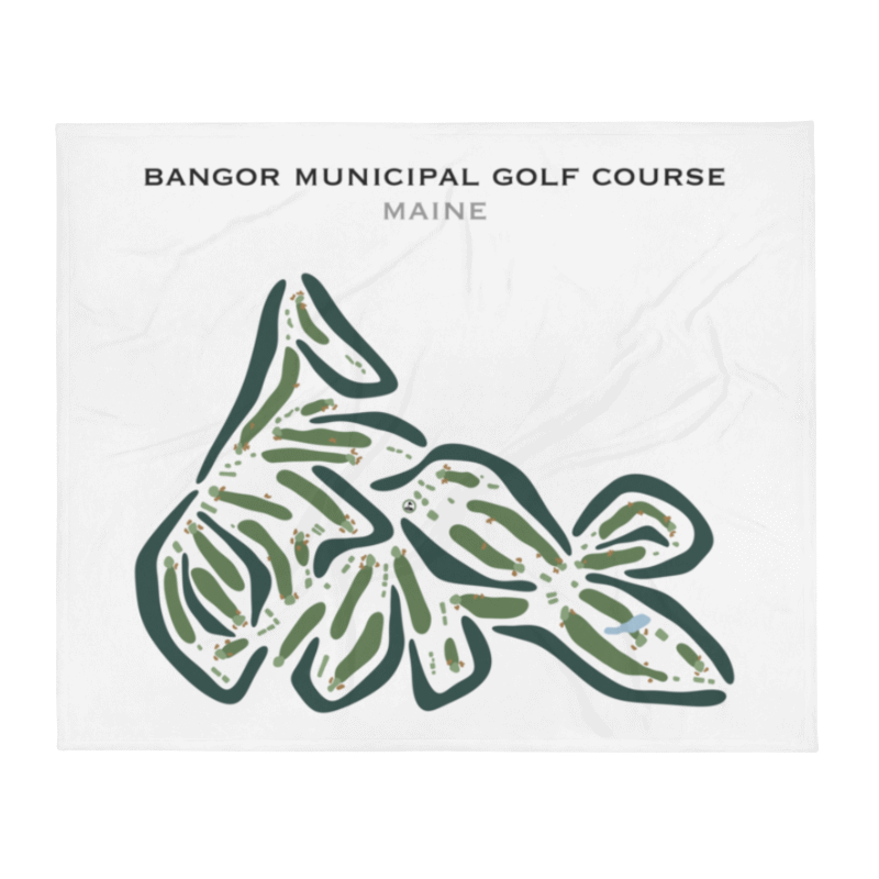 Bangor Municipal Golf Course, Maine - Printed Golf Courses