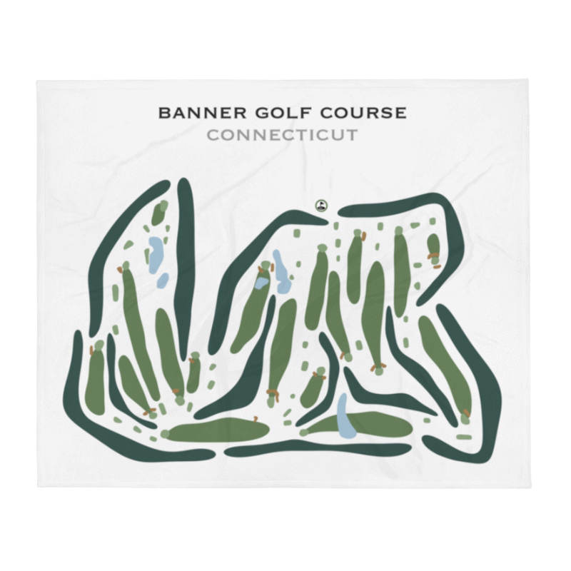 Banner Golf Course, Connecticut - Printed Golf Courses