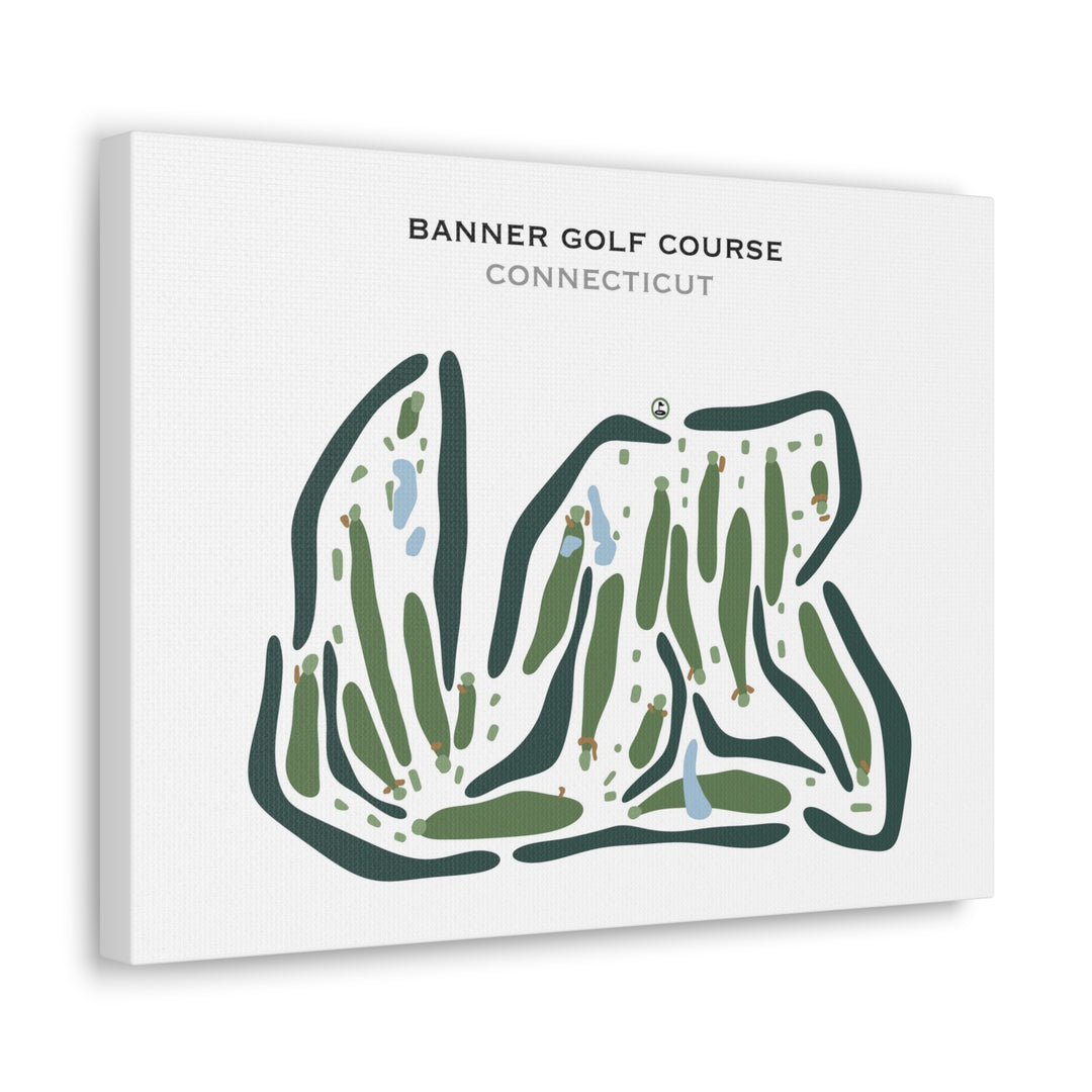 Banner Golf Course, Connecticut - Printed Golf Courses