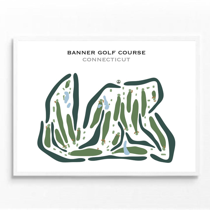 Banner Golf Course, Connecticut - Printed Golf Courses