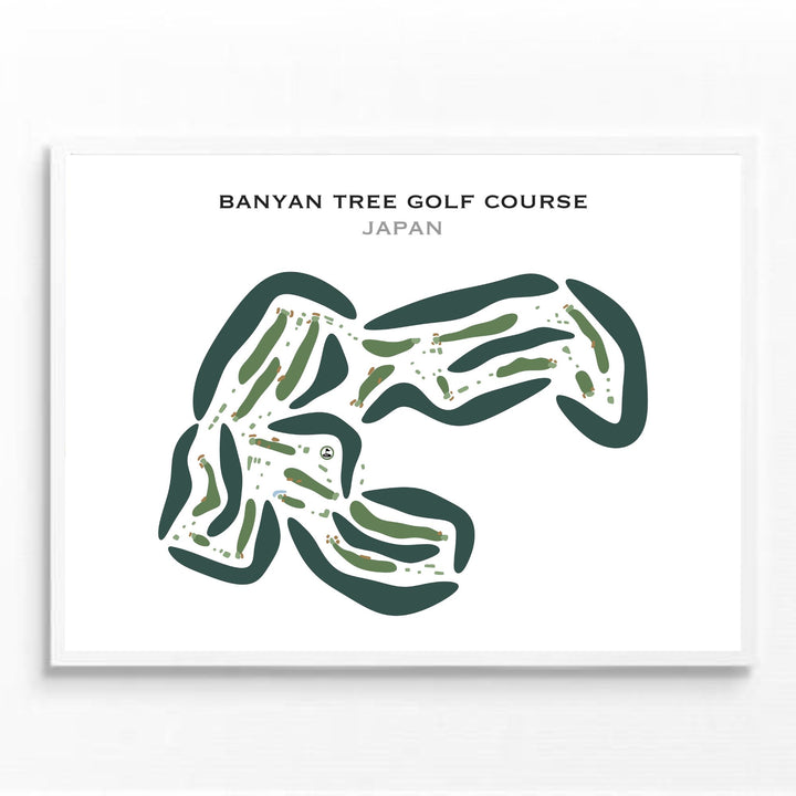 Banyan Tree Golf Course, Japan - Printed Golf Courses