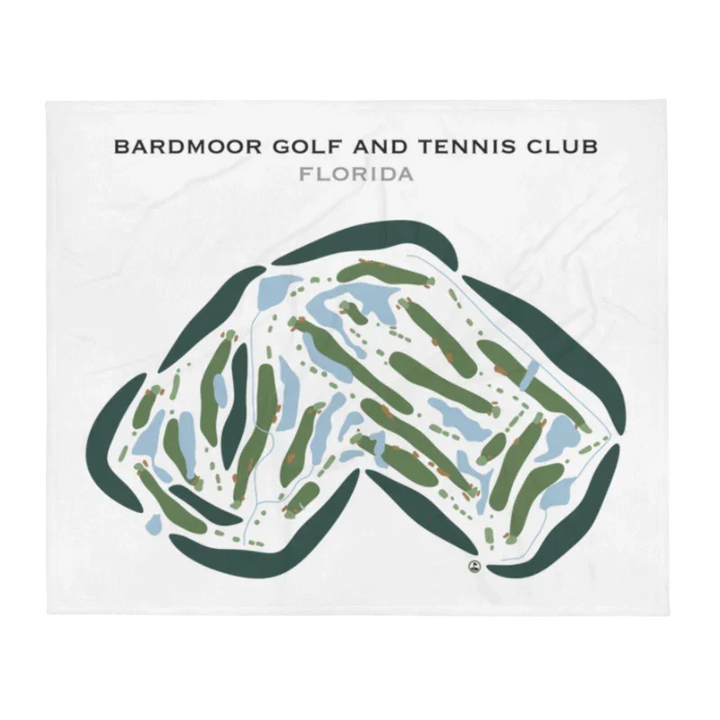 Bardmoor Golf & Tennis Club, Florida - Printed Golf Courses